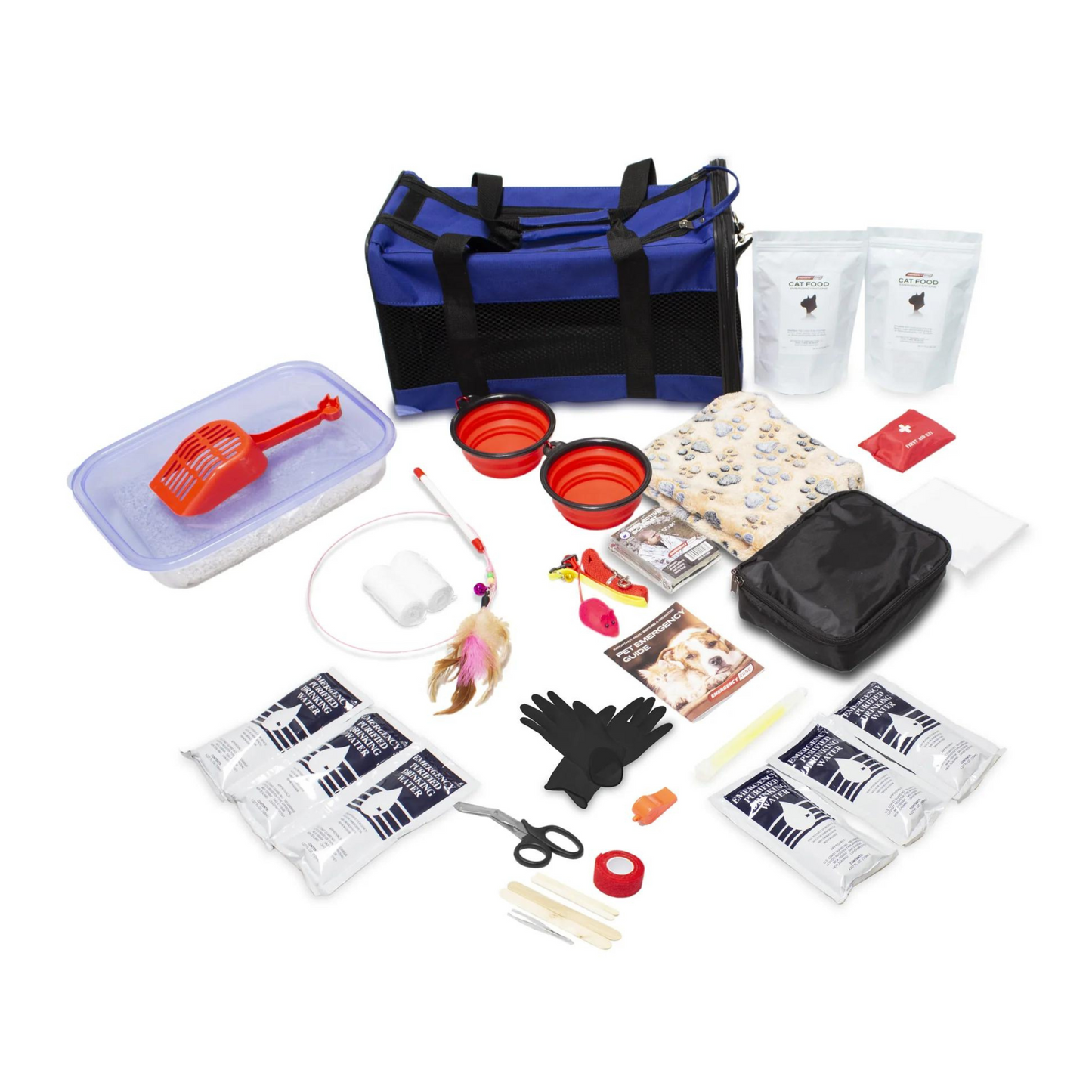 Deluxe Cat Bug Out Emergency Kit