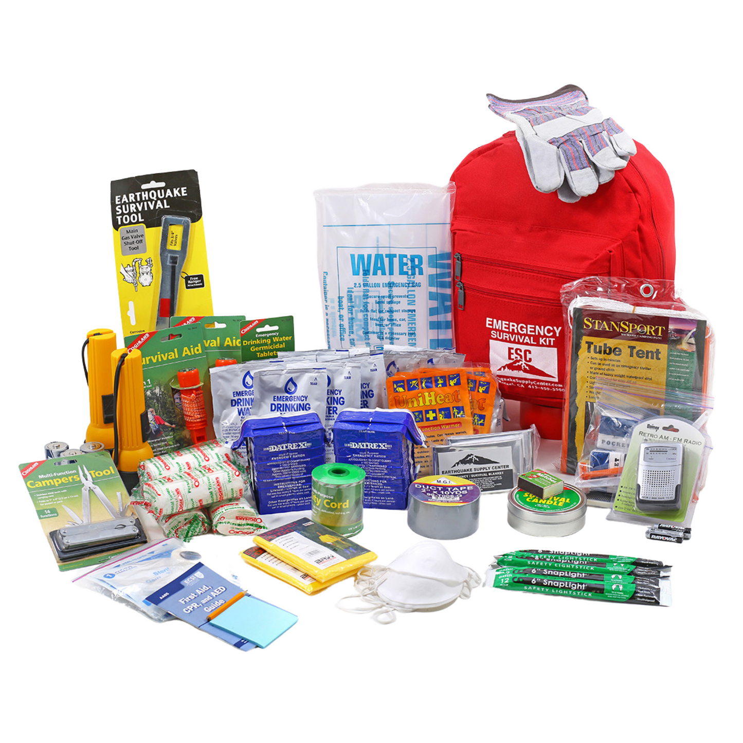 2 Person Car Standard Survival Kit